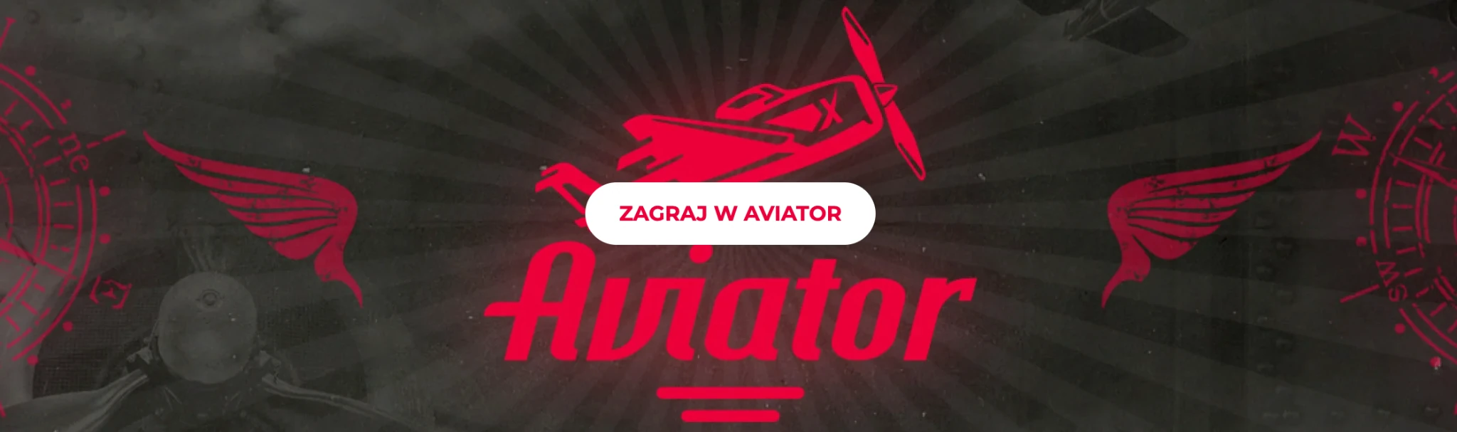 Gra Aviator z ciemnym motywem